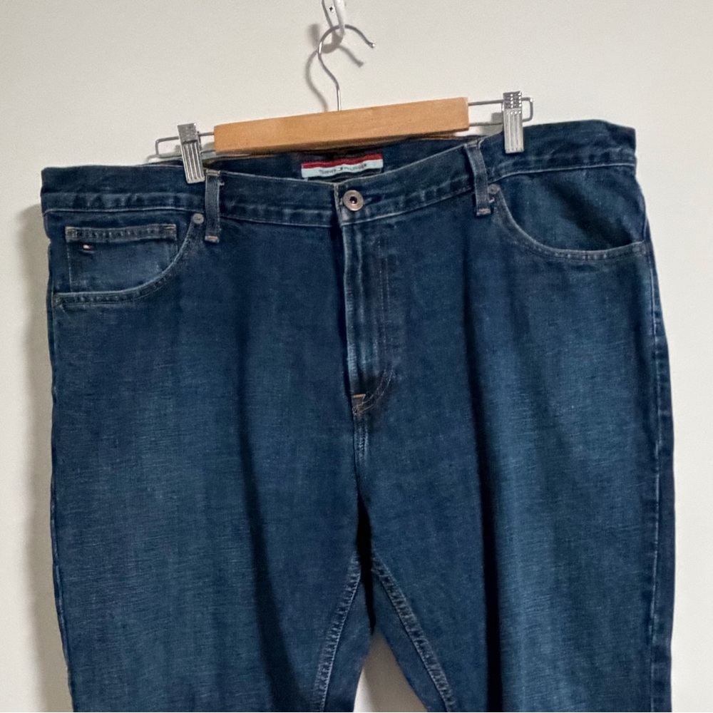 Tommy Hilfiger Men's Dark Blue Straight Jeans - Picture 14 of 16